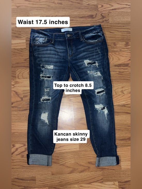KanCan Denim - KanCan Distressed Dark Wash Skinny Jeans